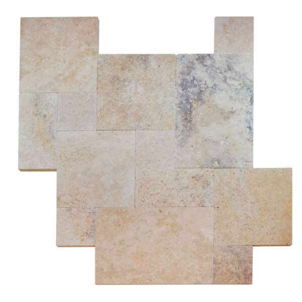 Pavers Travertine Tumbled Country Classic Premium