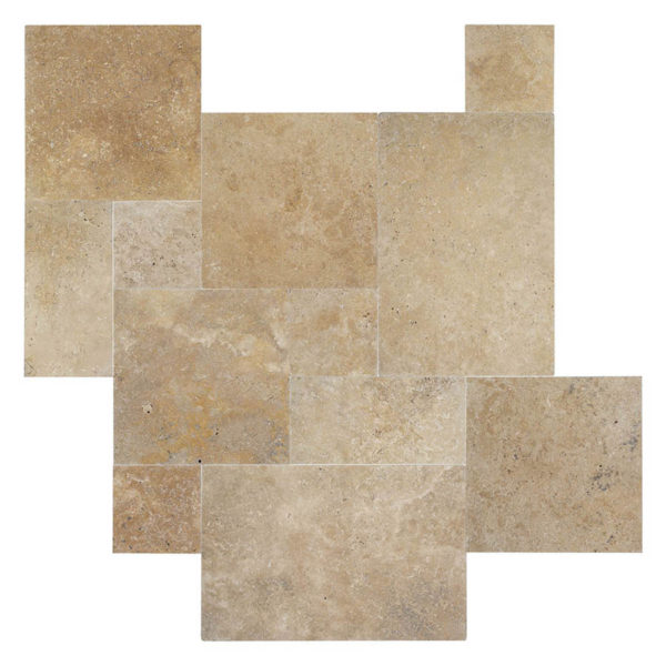 Pavers Travertine Tumbled Country Classic Plus