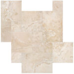 Pavers Travertine Tumbled Ivory Colonial