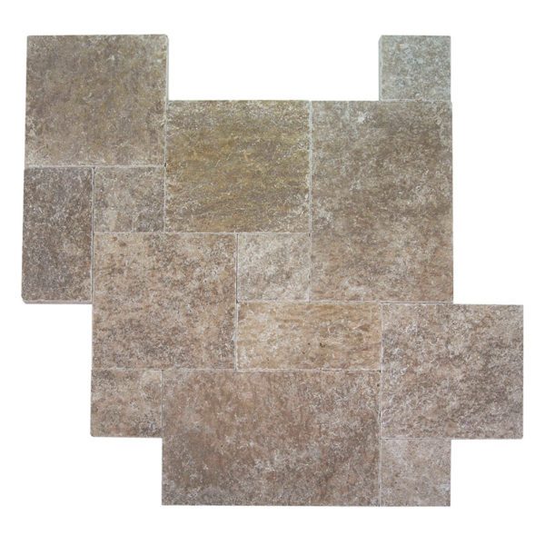 Pavers Travertine Tumbled Espresso