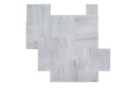 Pavers Marble Tumbled Aspen White
