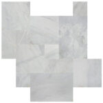Pavers Marble Bianca Rikara Leathered