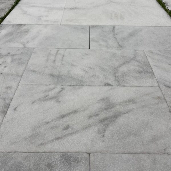 Pavers Marble Sandblasted Snow White
