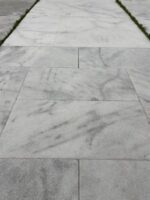 Pavers Marble Leathered Carrara