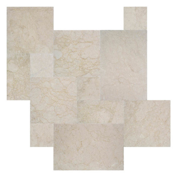 Pavers Marble Tumbled Crema Bella