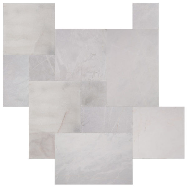 Pavers Marble Tumbled Ice White Xtreme Grip