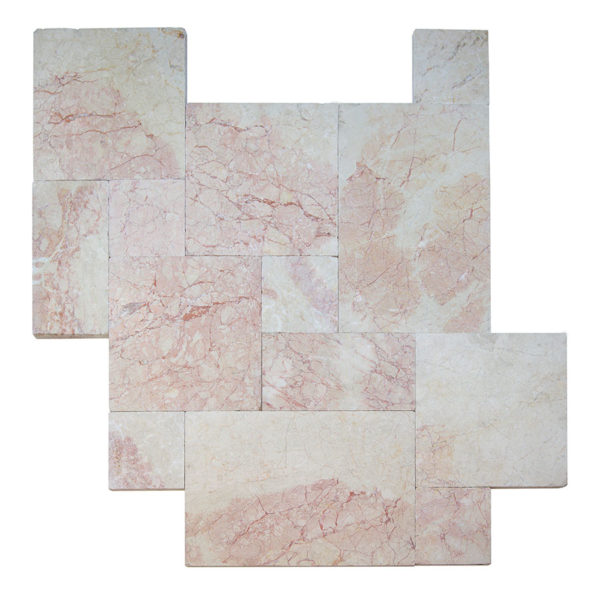 Pavers Marble Tumbled Rose